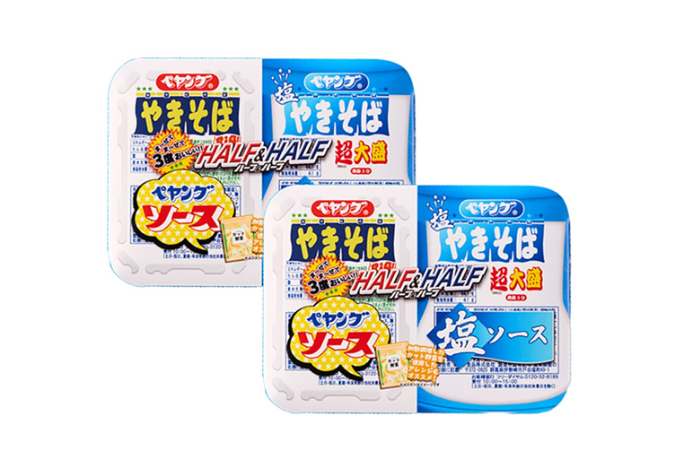 ぺヤング 超大盛やきそばソース＆塩×2個セット